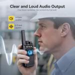 Retevis RT68 Walkie Talkies Rechargeable, Portable Two Way Radios 6 Pack with Six-Way Multi Gang Charger, Heavy Duty Walkie Talkie for Adults, Hands Free, Long Range, for School Restaurant Farm