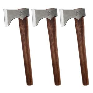 THRWCLUB Competition Throwing Axe, 3 Pack 16.5" Throwing Axes with 1065 High Carbon Steel & Wooden Handle, Perfect for Axe Throwing Game, Competition and Recreation, Gift for Men