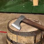 THRWCLUB Competition Throwing Axe, 3 Pack 16.5" Throwing Axes with 1065 High Carbon Steel & Wooden Handle, Perfect for Axe Throwing Game, Competition and Recreation, Gift for Men