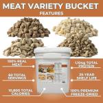 Premium Meat Variety Bucket for Emergency Preparedness
