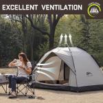 Happy Travel 1/2/3/4 Person Camping Tent, Instant Easy Pop Up Tents for Camping,Automatic Waterproof Family Camping Tent, Easy Set Up Tent,Portable Windproof Dome Tent for Camping Hiking & Traveling
