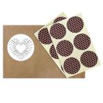 1” Circle Match Striker Stickers – 12 Pieces | Bumble/Dotted Pattern Match Strike Paper with Adhesive Pre-Cut in Circles for Easy Match Lighting | Also Available in Charcoal or Brown & Many Sizes
