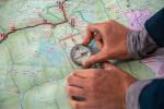 Coghlan's Map Compass – Lightweight, Durable Navigation Tool for Hiking, Backpacking, Orienteering, Camping, and Outdoor Adventures with Rotating Bezel and Easy-to-Read Markings