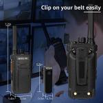 Retevis RB37 Bluetooth Walkie Talkies, Bluetooth Two Way Radio with Wireless Earpiece, Flashlight, 2000 mAh&120h Standby, Type-C, 9-Level VOX&Squelch, for School Hospital Retail Manufacture (4 Pack)