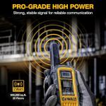 Dewalt DXFRS800 Two-Way Radio - 22 Channels