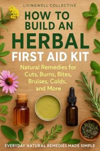 Herbal First Aid Kit: Natural Remedies for Cuts, Burns, Bites, Bruises, Colds, and More (Everyday Natural Remedies Made Simple)