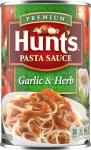 Hunt's Garlic & Herb Pasta Sauce, 24 oz