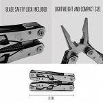 Multitool Plier - 12 In 1 Stainless Steel Pocket Multi Tool With Durable Sheath For Camping, Survival Gear - Safety Locking Camping Accessories With Cutter, Bottle Opener, Screwdriver by Hayvenhurst