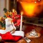 Threlaco 60 Pcs Christmas Blank Matches Containers 2.24 x 1.42 x 0.59 Inches Holiday Match Holder Xmas Decorative Match Storage Boxes DIY Countdown Christmas Party Favor for Guests