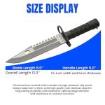 13" M-9 Tactical Bayonet Saw Back Knife