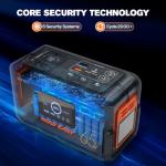 HOWEASY Portable Power Station,135W(270W Peak) Solar Generator,Power Bank with AC Outlet and 65W PD Output,98Wh Lithium Battery Backup with LED Light for Camping, Home Backup Outdoor Emergency