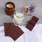 72Pcs Match Striker Paper with Adhesive 2 Sizes of Matches Holder Matches for Candles in A Jar with Striker Decorative Match Cloche (72)