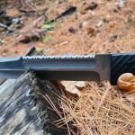 BATTLBOX BattlBolt Fixed Blade Outdoor Survival Knife, Doug Marcaida Design, 13in D2 Steel Blade, FRN Handle, Kydex Sheath - Bushcraft, Camping, Field Use