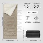 koldan Sleeping Bag for Adults – 4 Season Camping Sleeping Bag Lightweight for Backpacking & Hiking, Waterproof Shell, Warm & Roomy, Machine Washable,Backpacking Camping Sleeping