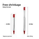 3DS Stylus Pen, Metal Retractable Replacement Stylus Compatible with Nintendo 3DS, 4in1 Combo Touch Styli Pen Set Multi Color for 3DS