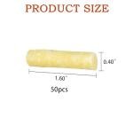 Raneped 50 Pack,Waterproof Fire Starters with 5+ Minute Burn Time for Emergencies, Campfires, Survival, Fire Pits, Grills - Yellow,Non-Toxic