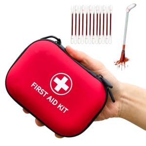 Prelady 138 Pcs Mini First Aid Kit Travel Size, TSA Approved Small First Aid Kit for Car, Hiking & Home, Compact Travel Medicine Kit, Med Kit