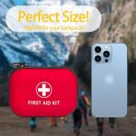 Prelady 138 Pcs Mini First Aid Kit Travel Size, TSA Approved Small First Aid Kit for Car, Hiking & Home, Compact Travel Medicine Kit, Med Kit