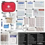 Prelady 138 Pcs Mini First Aid Kit Travel Size, TSA Approved Small First Aid Kit for Car, Hiking & Home, Compact Travel Medicine Kit, Med Kit