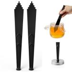 Pisol Magnetic Jar Lid Lifter and Canning Bubble Popper Remover Measurer, 3 In 1 Canning Tools Supplies for Pot Home (2PCS)