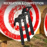 NedFoss Throwing Axe Set, 10.2'' Full Tang Throwing Hatchet with Sheath, Updated TPR Rubber Wrapped Handle, Perfect for Competition and Recreation