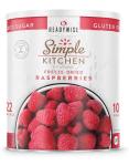 READYWISE - Simple Kitchen Freeze Dried Raspberries, 22 Servings, Vegan, Gluten Free, Healthy Snack, Survival Food, Dried Fruit, Raspberries