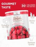 READYWISE - Simple Kitchen Freeze Dried Raspberries, 22 Servings, Vegan, Gluten Free, Healthy Snack, Survival Food, Dried Fruit, Raspberries