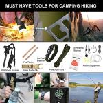 Gifts for Man Dad Husband, 210 PCS Survival First Aid kit, Professional Survival Gear Camping Essentials Emergency Medical Goods for Camping Boat Home Car Disaster Adventure (Khaki)