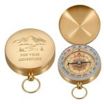 Don't Do Stupid Shit Compass Hiking Survival,Dorm Room Essentials Golden Compass, Stocking Stuffers for Son Daughter, Gifts for Adult Sons Who Have Everything, Hiking Survival Gifts