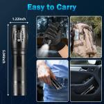6Pack LED Flashlights High Lumens, 5Mode Tactical Flashlight for Home, Small Flashlights Powerful, Pocket Flashlight Battery Powered, Adjustable Torch Light, Mini Flash Light for Emergencies Camping