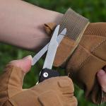 ROXON S503G 9 in 1 Mini Multi Tool EDC Pocket Knife Multitool with G10 Handle,Scissors,Screwdriver,Threader,Awl, Flat Screwdriver,Ruler,Tweezers for Outdoors Fishing Camping,Gifts for Men