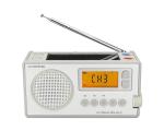 C. Crane CCRadio Solar with Bluetooth Receiving, Emergency Crank NOAA Weather AM/FM– Multi Powered Radio - Built in LED Flashlight and Cellphone Charger