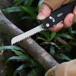 ROXON S503G 9 in 1 Mini Multi Tool EDC Pocket Knife Multitool with G10 Handle,Scissors,Screwdriver,Threader,Awl, Flat Screwdriver,Ruler,Tweezers for Outdoors Fishing Camping,Gifts for Men