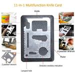 XUANLAN Emergency Survival Kit 13 in 1, Outdoor Survival Gear Tool with Survival Bracelet, Fire Starter, Whistle, Wood Cutter, Water Bottle Clip, Pen (Survival Kit 2)