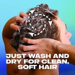 AXE Wash & Care 2-in-1 Shampoo & Conditioner Apollo Wash & Care 4 Count for Clean & Strong Hair Sage & Cedarwood 100% Recycled Bottle 28 oz