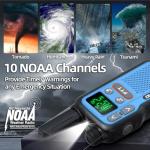 Walkie Talkies Long Range for Adults,Rechargeable Walkie Talkie 22 FRS NOAA Family Walky Talky 2 Way Radio with Earpiece Dual PTT 1500mAh Battery VOX Type-C Charging for Camping Hiking Cruise,4Pack