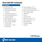 First Aid Only All-Purpose First Aid Kit for Home, Car, Outdoor and Travel (91686)