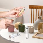 TANEMUDO 52 Pcs Empty Matches Jars with Striker Stickers, 3.15 x 0.87 Inch Blank Match Boxes for Wedding, Baby Shower, Graduation, Party Favors Supplies