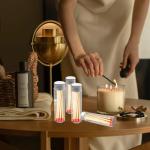 TANEMUDO 52 Pcs Empty Matches Jars with Striker Stickers, 3.15 x 0.87 Inch Blank Match Boxes for Wedding, Baby Shower, Graduation, Party Favors Supplies