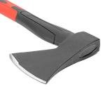 DNA Motoring TOOLS-00082 13.5" Axe, Ideal Wood/Tree Chopping, Heat Treated Alloy Steel and Fiberglass Handle, 1 Axe, Red/Black