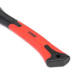 DNA Motoring TOOLS-00082 13.5" Axe, Ideal Wood/Tree Chopping, Heat Treated Alloy Steel and Fiberglass Handle, 1 Axe, Red/Black