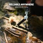 VitarayX Ferro Rod Fire Starter Survival Tool – All-in-One Flint and Steel Fire Starter Kit, Waterproof Firestarter for Camping, Hunting, Bushcraft, Hiking & Emergency Preparedness