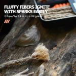 VitarayX Ferro Rod Fire Starter Survival Tool – All-in-One Flint and Steel Fire Starter Kit, Waterproof Firestarter for Camping, Hunting, Bushcraft, Hiking & Emergency Preparedness