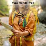 Retevis RT15 Walkie Talkies, Portable FRS Two Way Radios Rechargeable, Durable, Compact, VOX Handsfree, Mini Walkie Talkies for Adults and Kids, Traveling, Camping, Hiking (3 PCS)