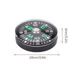 12Pcs Button Compass, Oil Filled Mini Pocket Button Compass for Camping, Hiking, Boating, Survival Bracelets Button Small