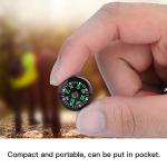 12Pcs Button Compass, Oil Filled Mini Pocket Button Compass for Camping, Hiking, Boating, Survival Bracelets Button Small