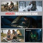 VLITEPRO 242 Piece First Aid & Survival Kit – Molle Pouch IFAK, 1000D Nylon, Color-Coded Compartments, Medical Kit for Camping, Boat, Hunting, Hiking, Home, Car/Home/Earthquake Emergency (Black)