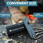 Magnesium Fire Starter Kit - 3-Pack Survival Tool