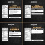 Ready Hour, Fruit & Veggie Mix, Non-Perishable Freeze-Dried Food, 30-Year Shelf Life, Portable Emergency and Adventure Food Supply, Durable Flood Safe Container, 56 Servings