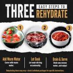 Ready Hour, Fruit & Veggie Mix, Non-Perishable Freeze-Dried Food, 30-Year Shelf Life, Portable Emergency and Adventure Food Supply, Durable Flood Safe Container, 56 Servings